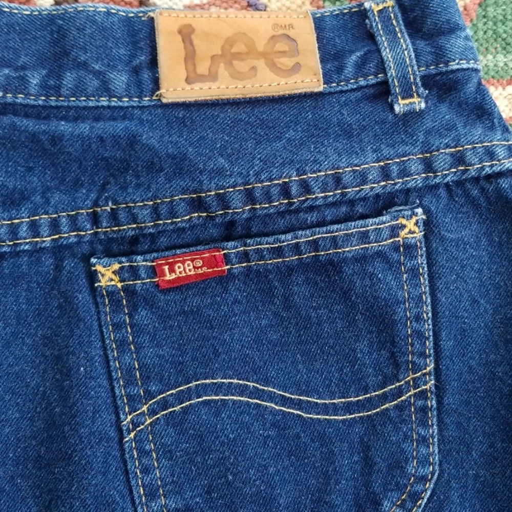 Vintage Lee Denim Jean Skirt